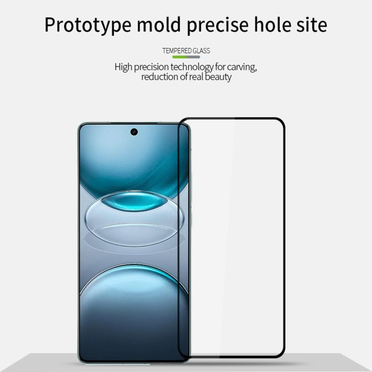 For vivo X100s PINWUYO 9H 2.5D Full Screen Tempered Glass Film - Black