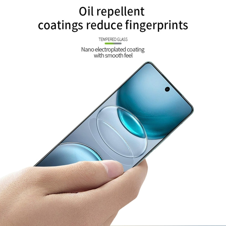 For vivo X100s PINWUYO 9H 2.5D Full Screen Tempered Glass Film - Black
