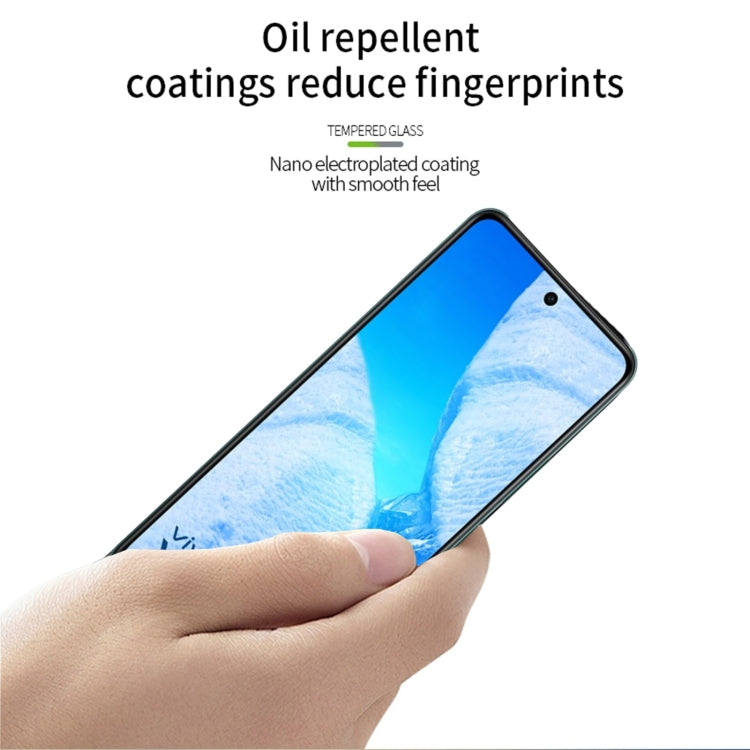 For vivo Y58 5G PINWUYO 9H 2.5D Full Screen Tempered Glass Film - Black