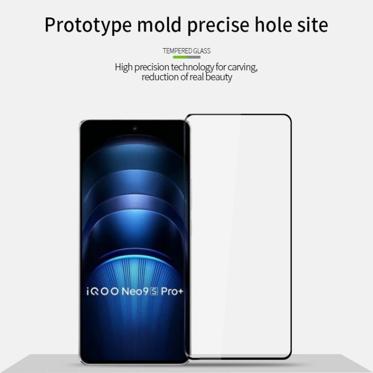 For vivo iQOO Neo9S Pro+ PINWUYO 9H 2.5D Full Screen Tempered Glass Film - Black