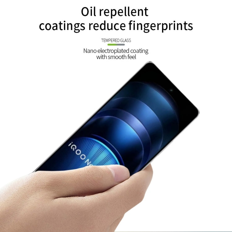 For vivo iQOO Neo9S Pro+ PINWUYO 9H 2.5D Full Screen Tempered Glass Film - Black