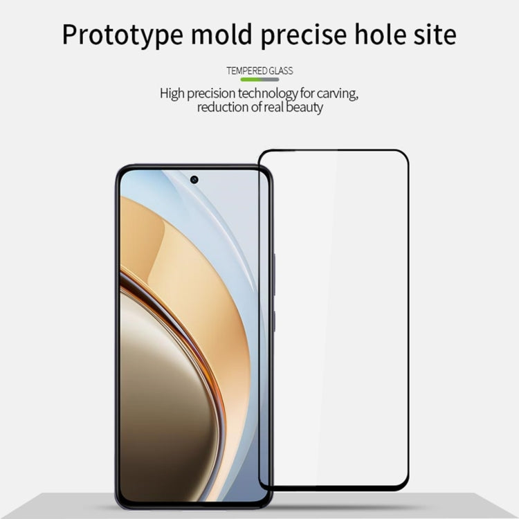 For vivo V40 Lite IDN PINWUYO 9H 2.5D Full Screen Tempered Glass Film - Black
