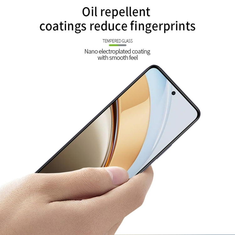 For vivo V40 Lite IDN PINWUYO 9H 2.5D Full Screen Tempered Glass Film - Black