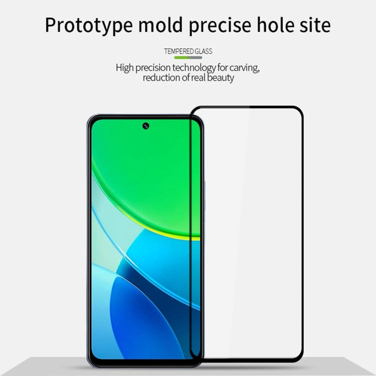 For vivo Y19s PINWUYO 9H 2.5D Full Screen Tempered Glass Film - Black