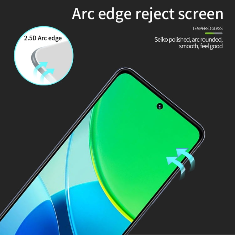 For vivo Y19s PINWUYO 9H 2.5D Full Screen Tempered Glass Film - Black