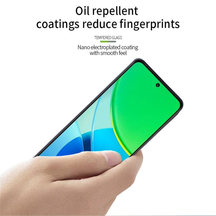 For vivo Y19s PINWUYO 9H 2.5D Full Screen Tempered Glass Film - Black