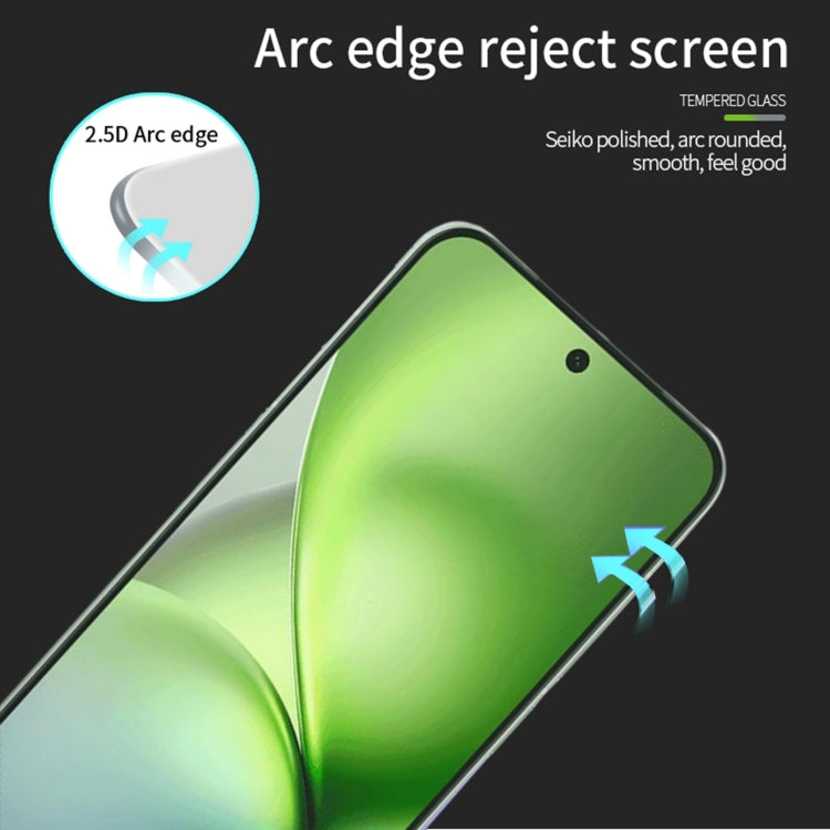For vivo X200 Pro mini PINWUYO 9H 2.5D Full Screen Tempered Glass Film - Black