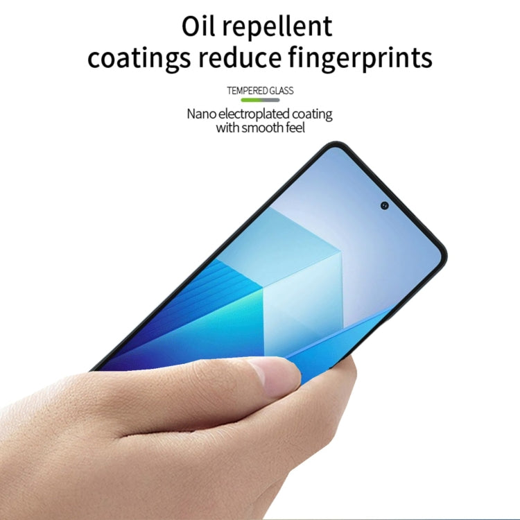 For vivo iQOO Z7X PINWUYO 9H 2.5D Full Screen Tempered Glass Film - Black