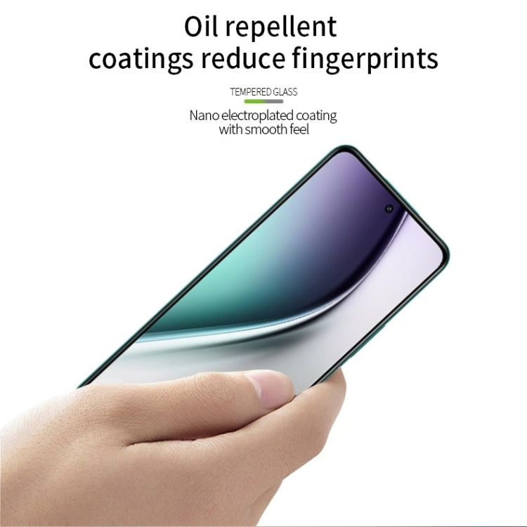 For vivo Y300 PINWUYO 9H 2.5D Full Screen Tempered Glass Film - Black