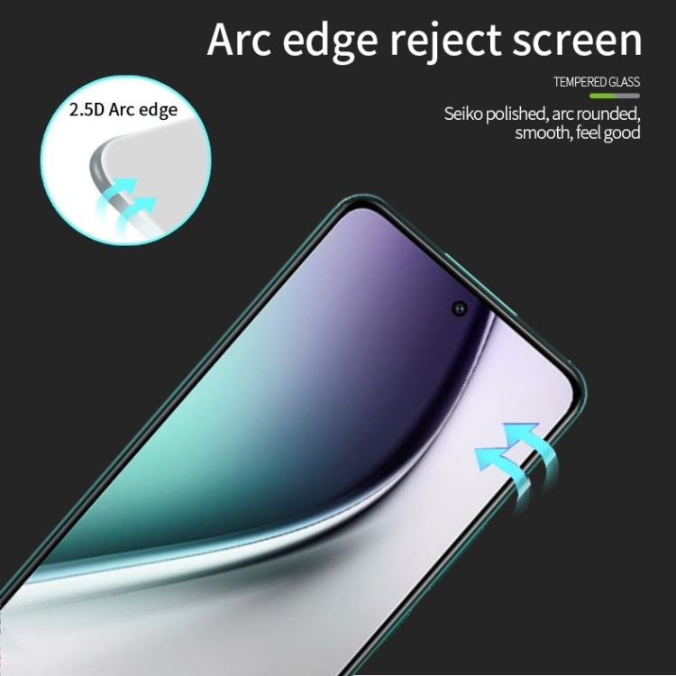For vivo Y300 PINWUYO 9H 2.5D Full Screen Tempered Glass Film - Black