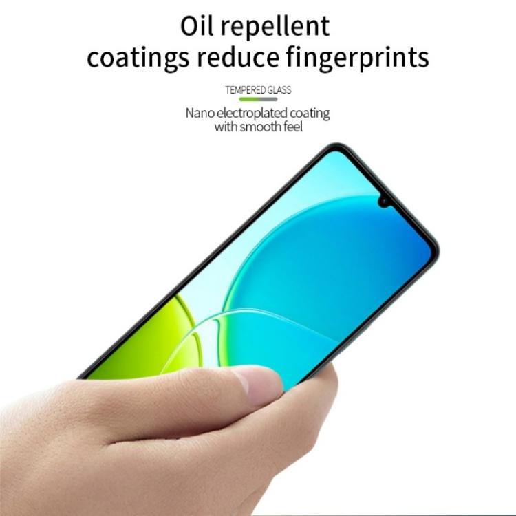 For vivo Y29s / Y04 PINWUYO 9H 2.5D Full Screen Tempered Glass Film - Black