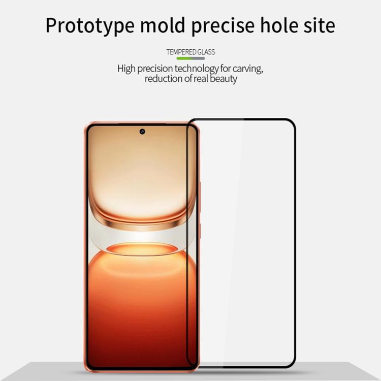 For vivo iQOO Z10 Turbo / Z10 Turbo Pro PINWUYO 9H 2.5D Full Screen Tempered Glass Film - Black