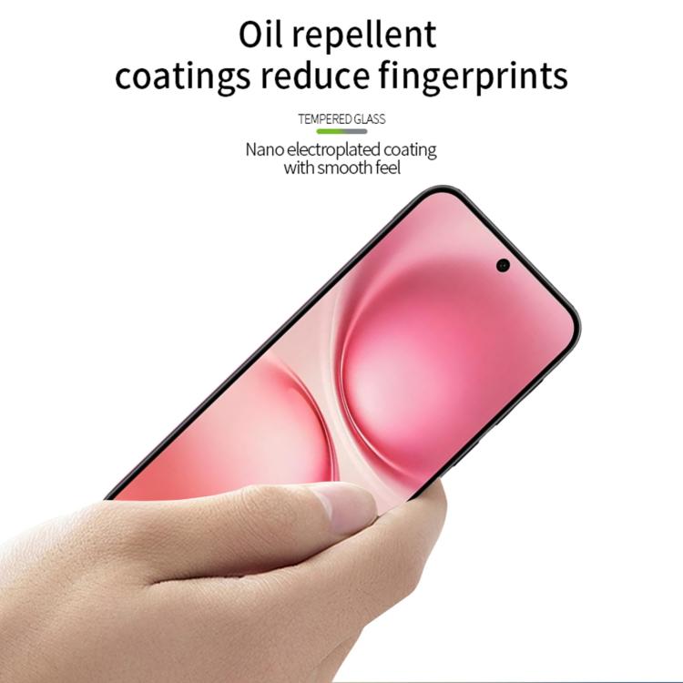 For vivo X200 FE PINWUYO 9H 2.5D Full Screen Tempered Glass Film - Black