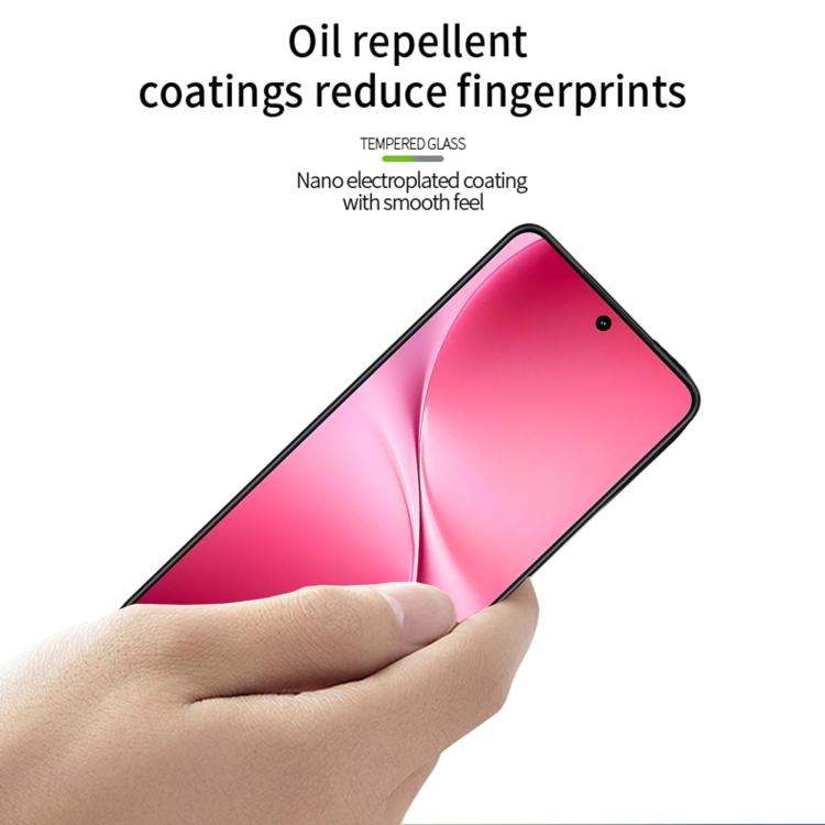 For vivo V60 Lite Global PINWUYO 9H 2.5D Full Screen Tempered Glass Film - Black