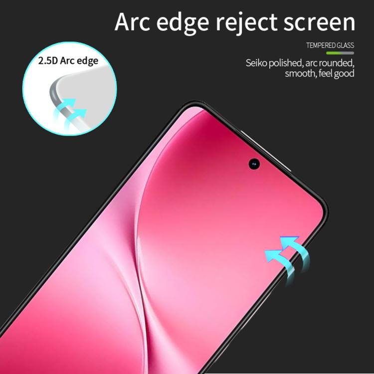 For vivo V60 Lite Global PINWUYO 9H 2.5D Full Screen Tempered Glass Film - Black