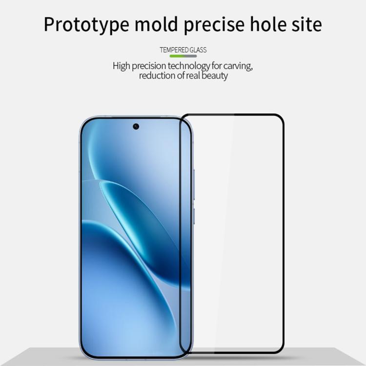 For vivo iQOO Z11 Turbo Unlock PINWUYO 9H 2.5D Full Screen Tempered Glass Film - Black