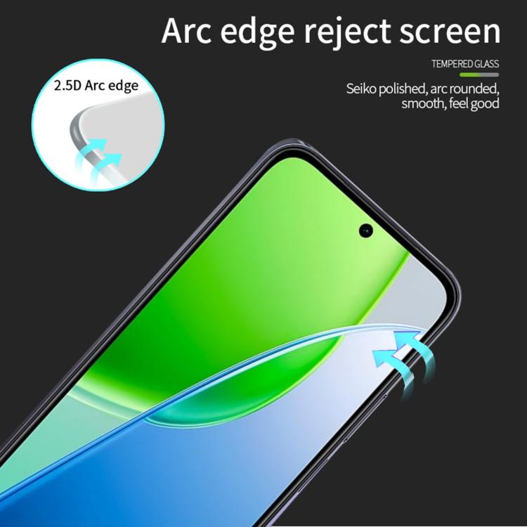 For vivo Y31d / Y51 Pro PINWUYO 9H 2.5D Full Screen Tempered Glass Film - Black