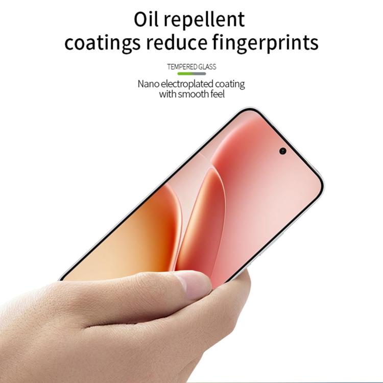 For vivo iQOO Z11 PINWUYO 9H 2.5D Full Screen Tempered Glass Film - Black