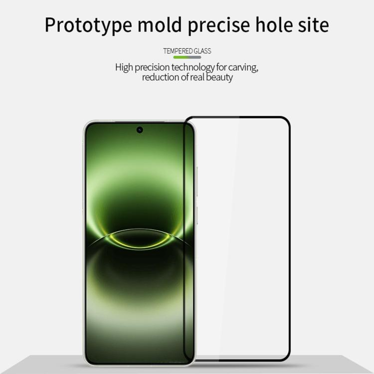 For vivo X300 Ultra Unlock PINWUYO 9H 2.5D Full Screen Tempered Glass Film - Black
