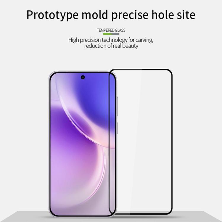 For vivo X300s Unlock PINWUYO 9H 2.5D Full Screen Tempered Glass Film - Black