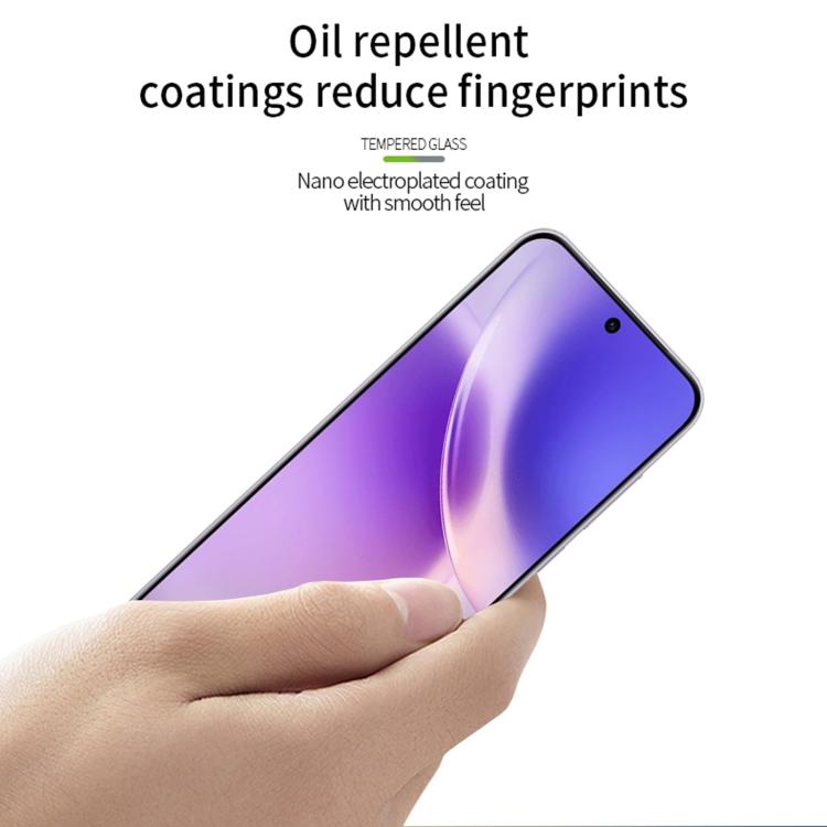 For vivo X300 Unlock PINWUYO 9H 2.5D Full Screen Tempered Glass Film - Black