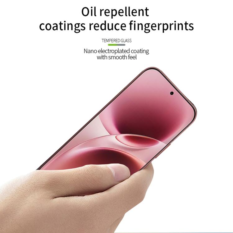 For vivo V70 / V70 Elite Unlock PINWUYO 9H 2.5D Full Screen Tempered Glass Film - Black