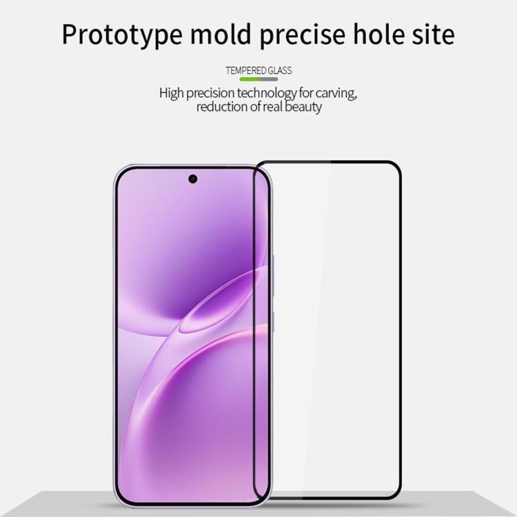 For vivo V70 FE PINWUYO 9H 2.5D Full Screen Tempered Glass Film - Black