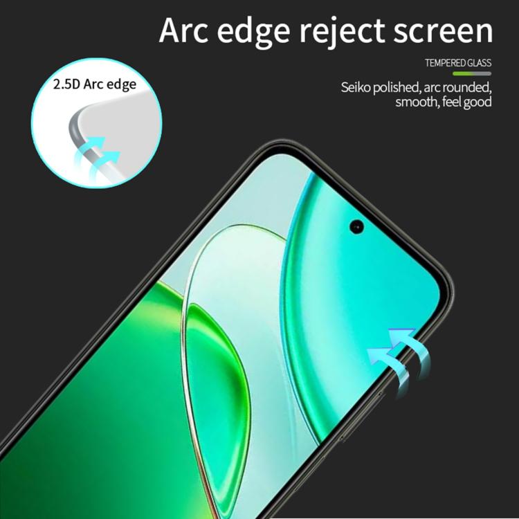 For vivo T5X PINWUYO 9H 2.5D Full Screen Tempered Glass Film - Black