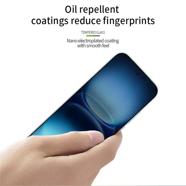 For vivo iQOO 15R 5G PINWUYO 9H 2.5D Full Screen Tempered Glass Film - Black