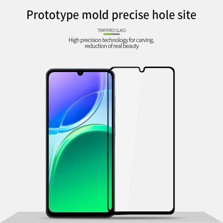 For vivo Y21 5G / Y05 / Y11 5G PINWUYO 9H 2.5D Full Screen Tempered Glass Film - Black