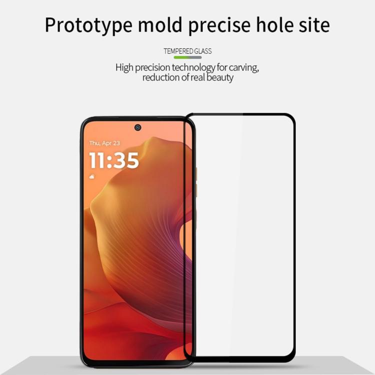 For Moto G05 / E15 / G15 / G15 Power PINWUYO 9H 2.5D Full Screen Tempered Glass Film - Black