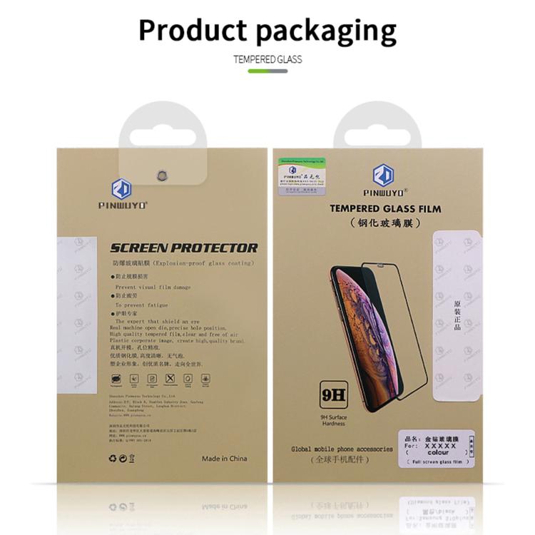 For Moto G05 / E15 / G15 / G15 Power PINWUYO 9H 2.5D Full Screen Tempered Glass Film - Black