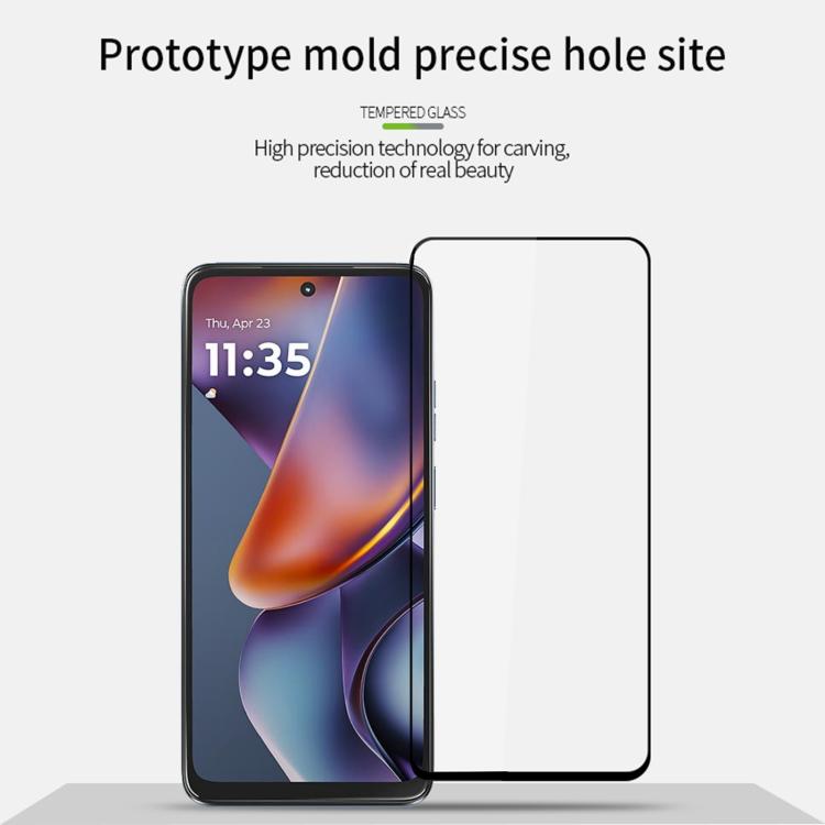 For Motorola Moto G 2025 PINWUYO 9H 2.5D Full Screen Tempered Glass Film - Black