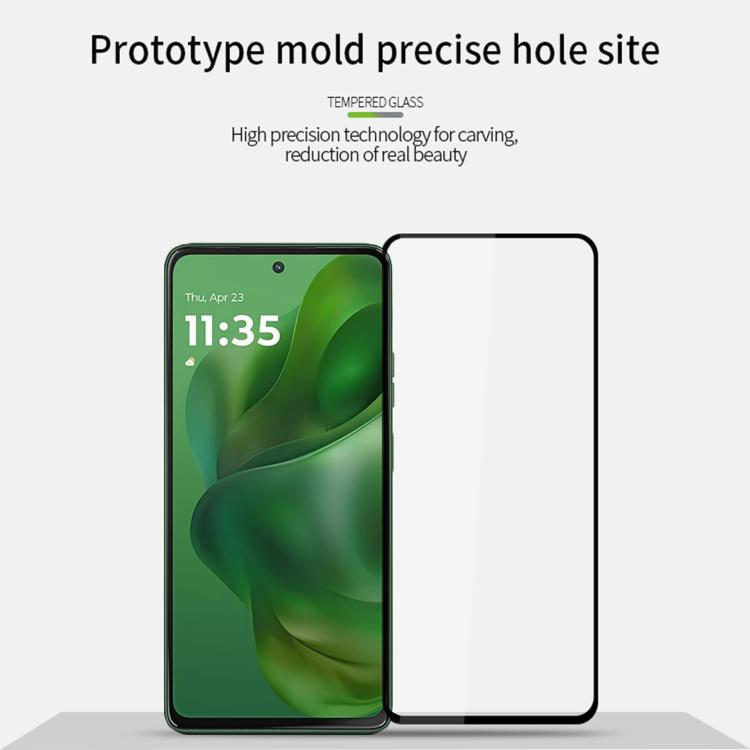 For Motorola Moto G Power 2025 PINWUYO 9H 2.5D Full Screen Tempered Glass Film - Black