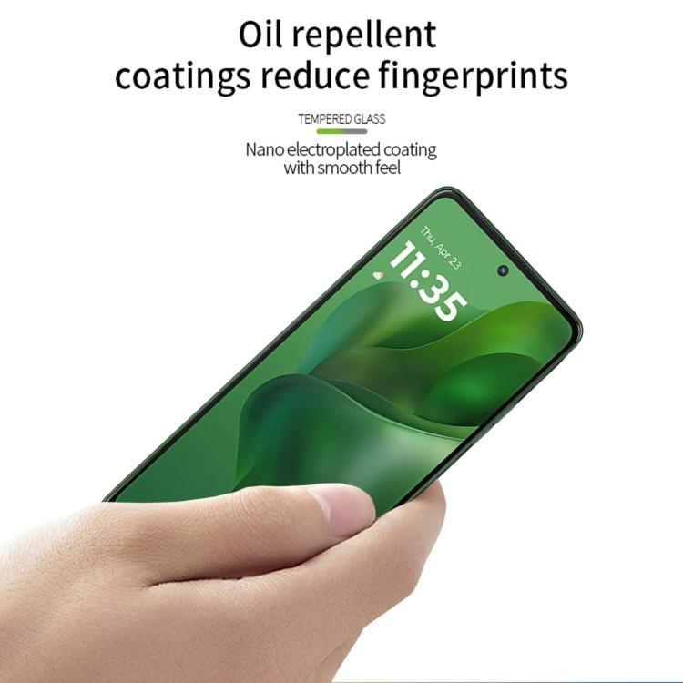For Motorola Moto G Power 2025 PINWUYO 9H 2.5D Full Screen Tempered Glass Film - Black