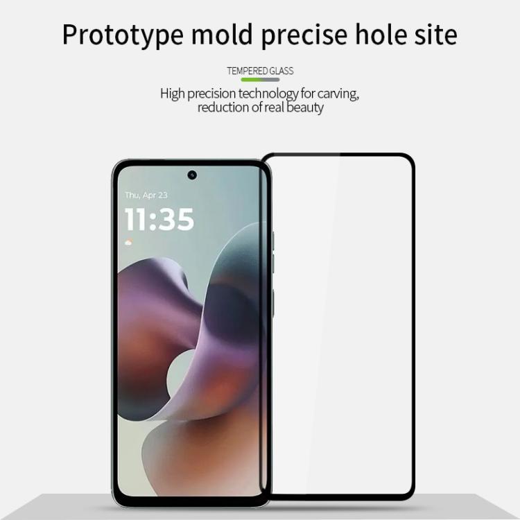For Motorola Moto G56 PINWUYO 9H 2.5D Full Screen Tempered Glass Film - Black