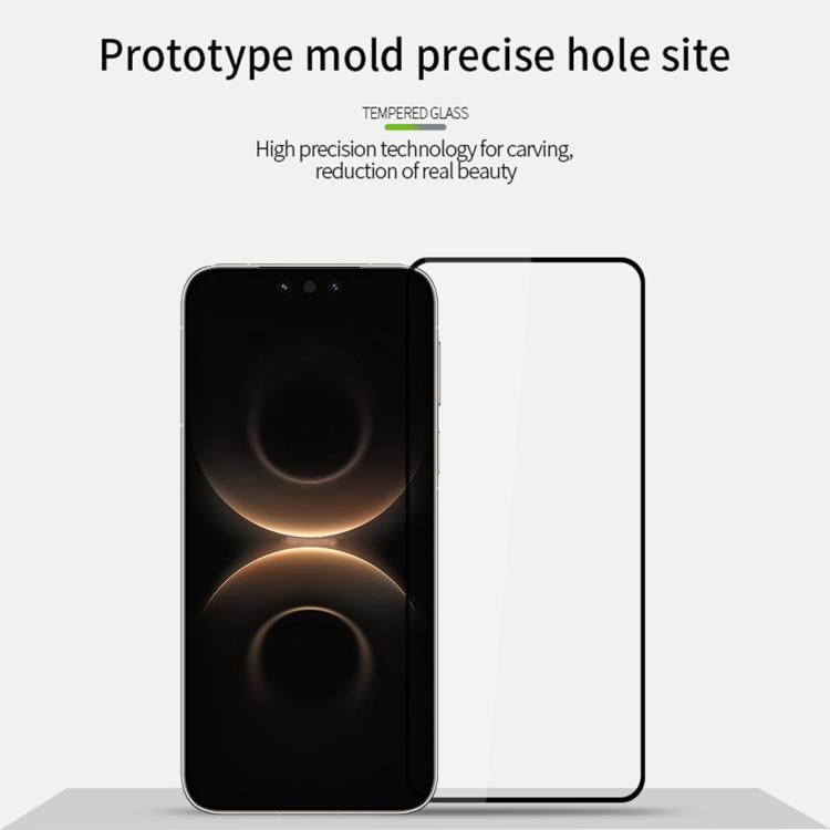 For Huawei Mate 80 / 80 Pro PINWUYO 9H 2.5D Full Screen Tempered Glass Film - Black