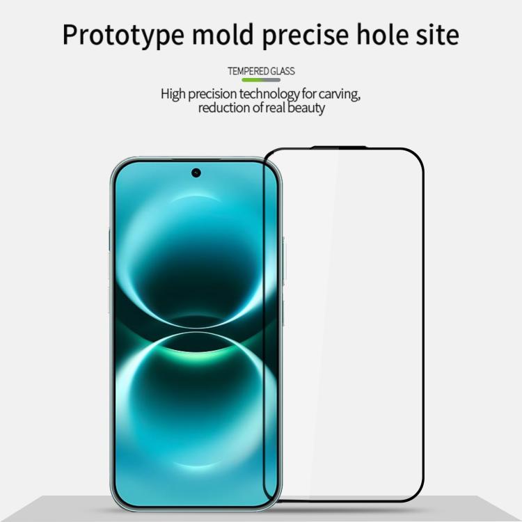 For Huawei Enjoy 90 Pro Max 5G PINWUYO 9H 2.5D Full Screen Tempered Glass Film - Black