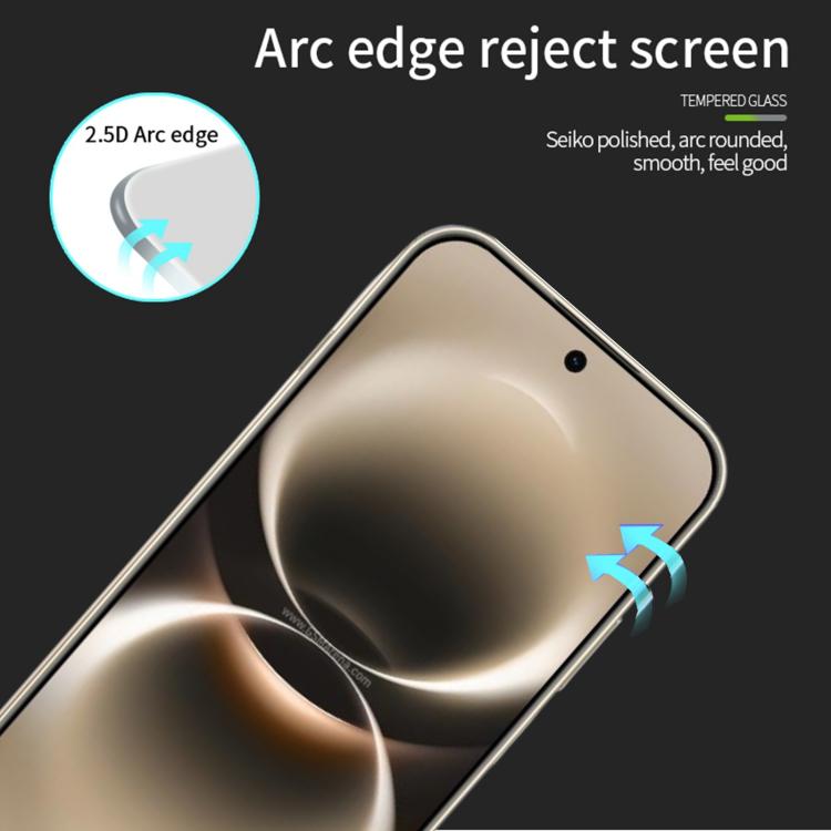 For Huawei nova 15 Max PINWUYO 9H 2.5D Full Screen Tempered Glass Film - Black