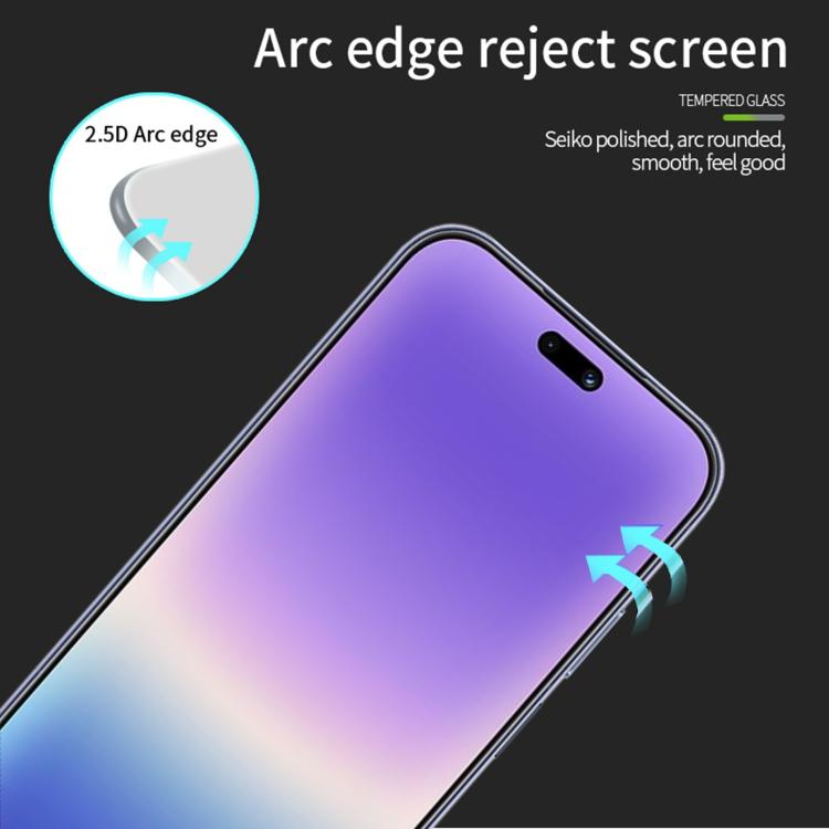 For Huawei Pura 90 PINWUYO 9H 2.5D Full Screen Tempered Glass Film - Black