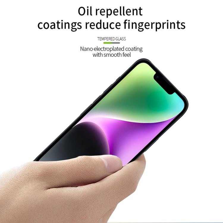 For iPhone 17e / 16e PINWUYO 9H 3D Curved Full Screen Explosion-proof Tempered Glass Film - Black