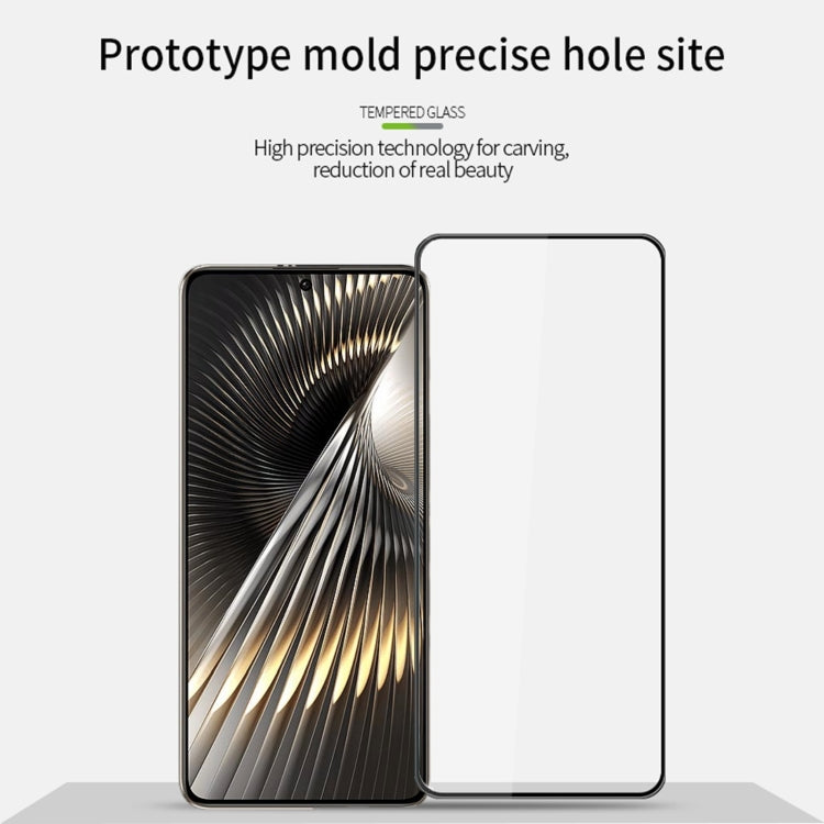 For Xiaomi Poco F6 / Redmi Turbo 3 PINWUYO 9H 3D Full Screen Explosion-proof Tempered Glass Film - Black