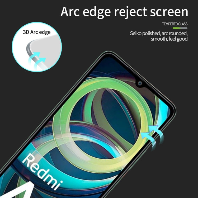 For Xiaomi Redmi A3 PINWUYO 9H 3D Full Screen Explosion-proof Tempered Glass Film - Black