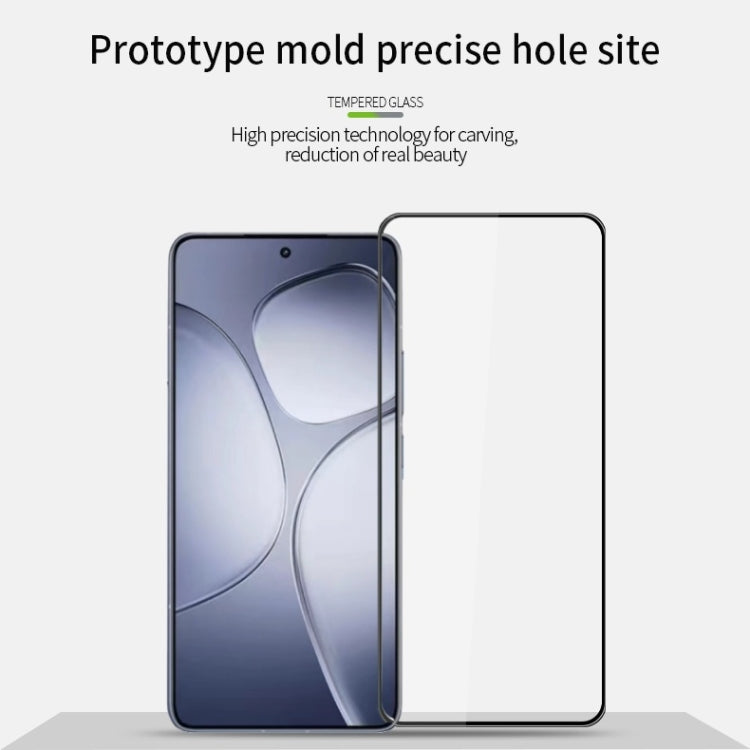 For Xiaomi Redmi K70 Ultra PINWUYO 9H 3D Full Screen Explosion-proof Tempered Glass Film - Black