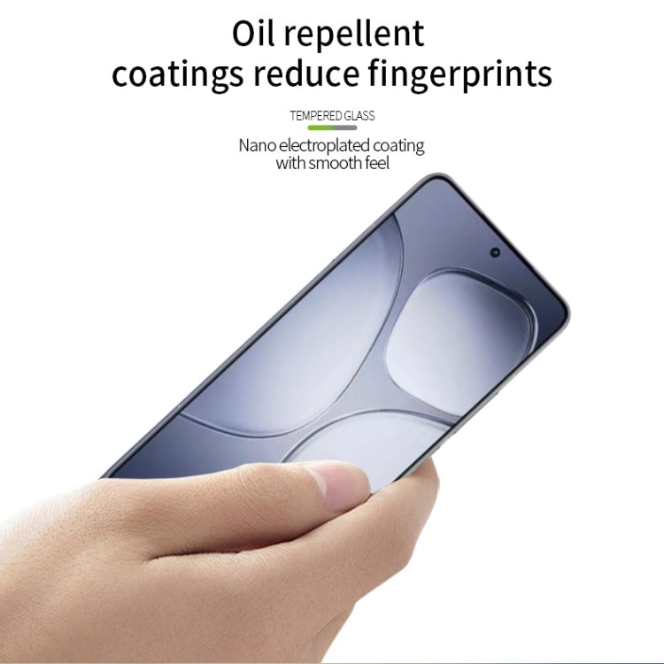For Xiaomi Redmi K70 Ultra PINWUYO 9H 3D Full Screen Explosion-proof Tempered Glass Film - Black