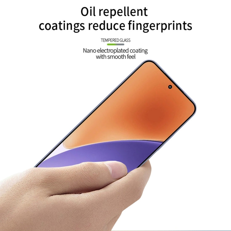 For Xiaomi 15 PINWUYO 9H 3D Full Screen Explosion-proof Tempered Glass Film - Black