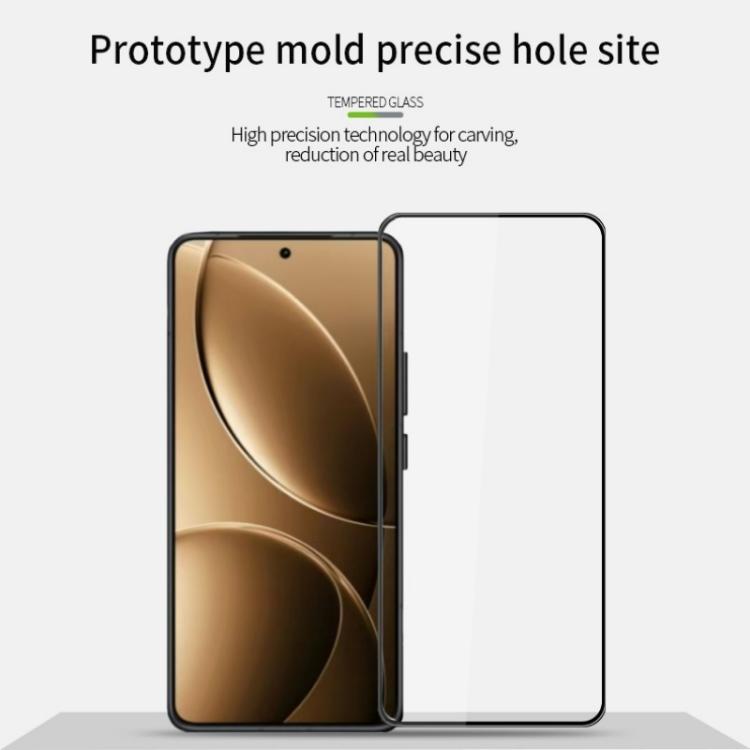 For Redmi K80 / K80 Pro PINWUYO 9H 3D Full Screen Explosion-proof Tempered Glass Film - Black