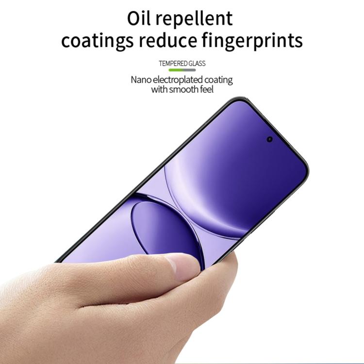 For Redmi Turbo 4 Pro PINWUYO 9H 3D Full Screen Explosion-proof Tempered Glass Film - Black