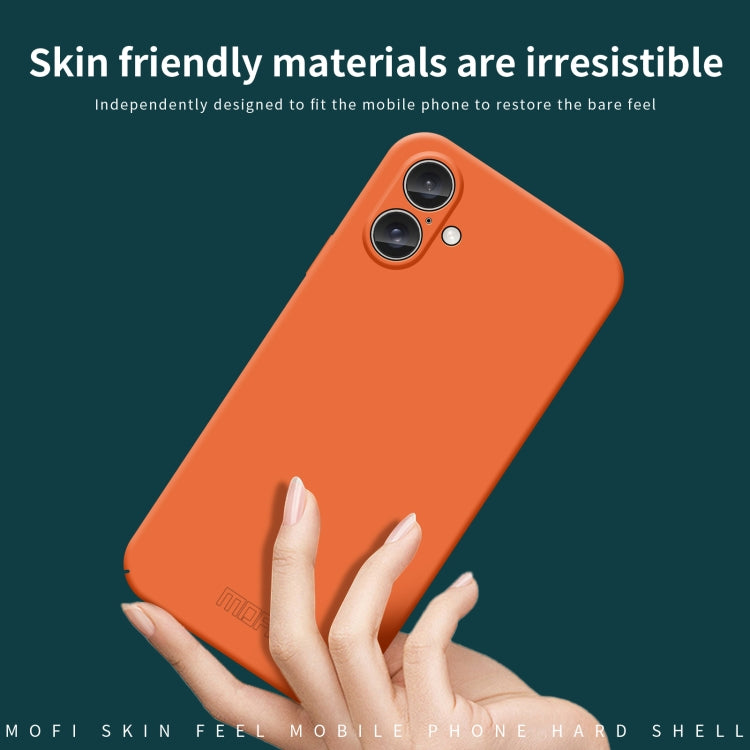 For iPhone 16 MOFI Qin Series Skin Feel All-inclusive PC Phone Case