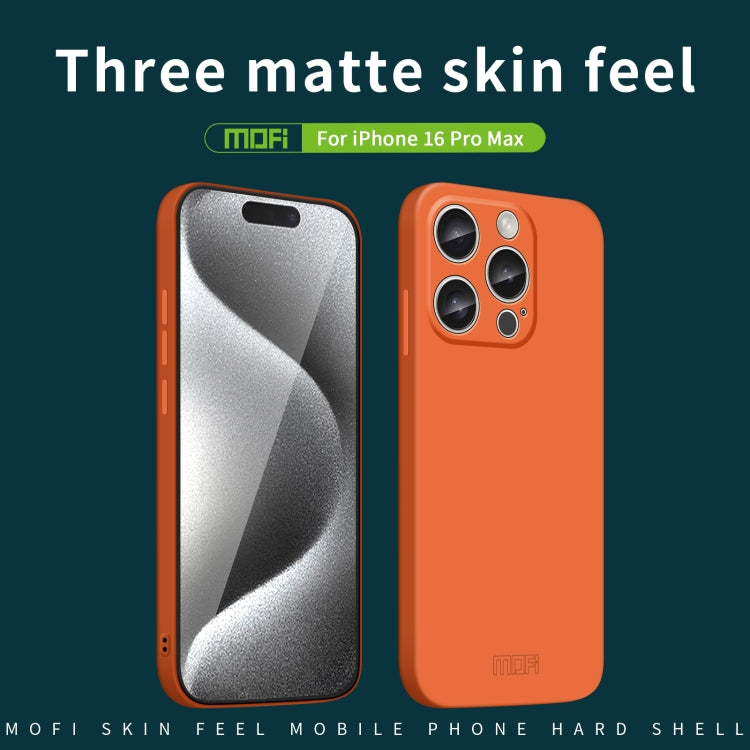 For iPhone 16 Pro Max MOFI Qin Series Skin Feel All-inclusive PC Phone Case